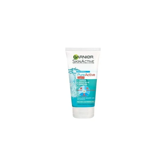 Garnier Pure Active 3 In 1 Mask 150ml Cleansing Gel