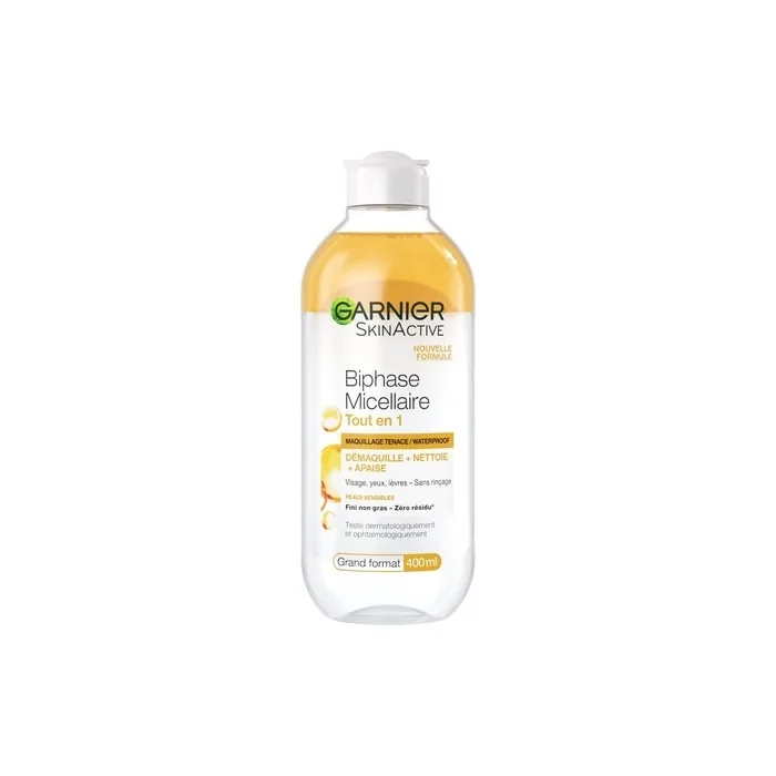 Garnier SkinActive All-in-One Biphase Micellar Solution for All Skin Types Including Sensitive Skin 400ml