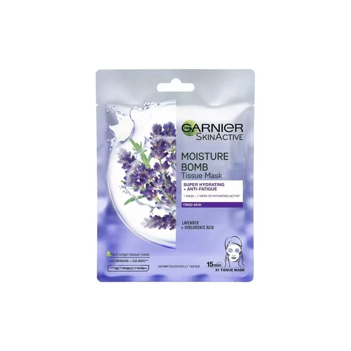 Garnier Moisture Bomb Lavender Sheet Mask