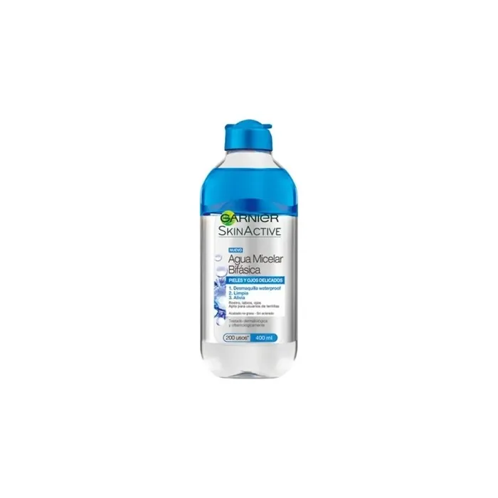 Garnier Skin Active Biphasic Micellar Water 400ml Gentle Cleansing For Sensitive Skin