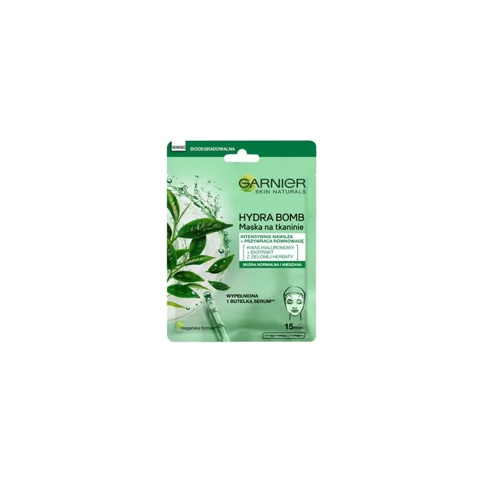 Garnier Skin Active Ultra Hydrating Rebalancing Tissue Mask With Green Tea Extract