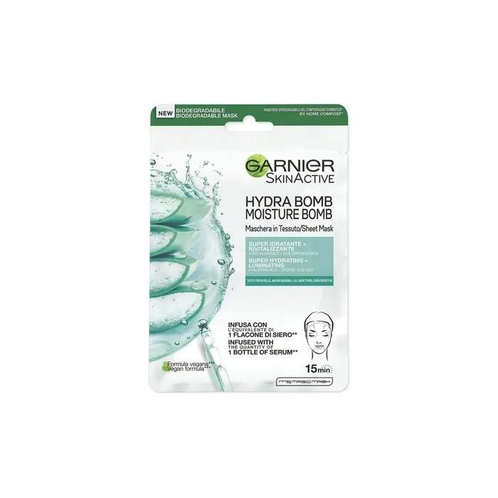 Garnier Skin Active Aloe And Hyaluronic Acid Sheet Mask 28g