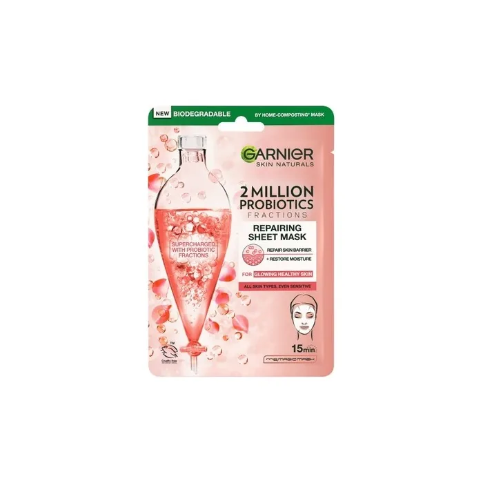 Garnier Skin Naturals 2 Million Probiotics Fractions Repairing Sheet Mask - 22g