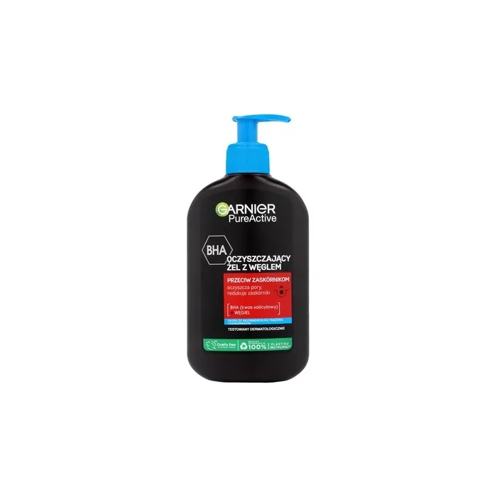 Garnier Pure Active Cleansing Gel With Charcoal Against Blackheads 250 Ml