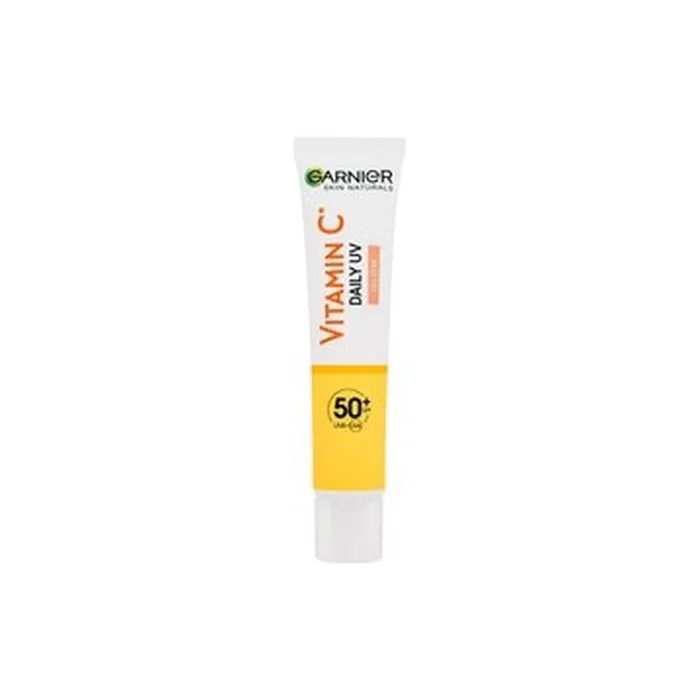 Garnier Skin Naturals Vitamin C Daily Uv Glow Spf50 Fluid Brightening Daily Facial Fluid With High Uv Protection And Mineral Pigments