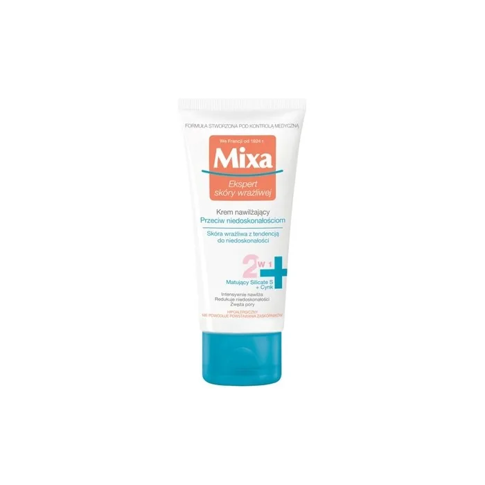 Mixa Expert Sensitive Skin Moisturizing Cream Against Imperfections 50ml