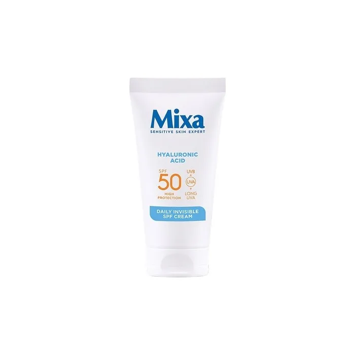 Mixa Moisturizing Face Cream Spf50 Against Dryness With Hyaluronic Acid 50ml