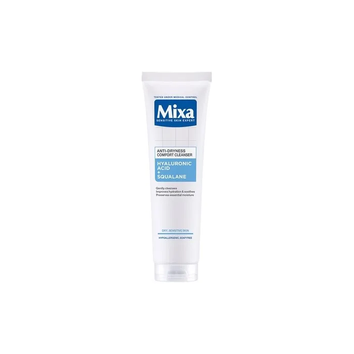 Mixa Lab Hydra Comfort Face Wash Gel Against Dryness With Hyaluronic Acid And Squalane 150ml