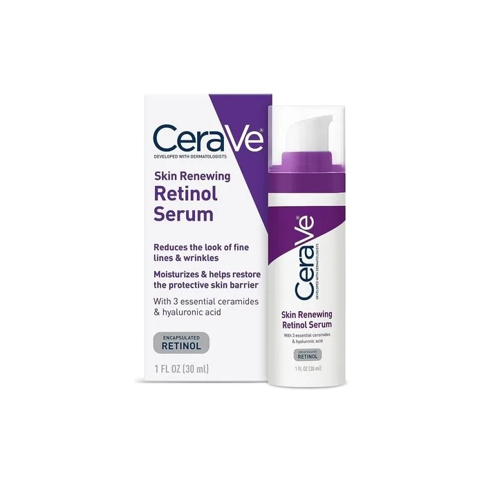 Cerave Antiaging Retinol Serum Cream For Smoothing Fine Lines And Skin