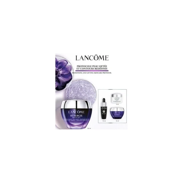 Lancome Renergie Multi-Lift Cream Spf15 50 Ml + Genifique Ultimate Serum 10 Ml + Renergie Eye Cream 5 Ml + Renergie Multi-Lift Night Cream 15 Ml