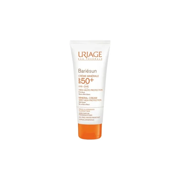Uriage Barisun Mineral Cream Spf 50 Very High Protection 100ml