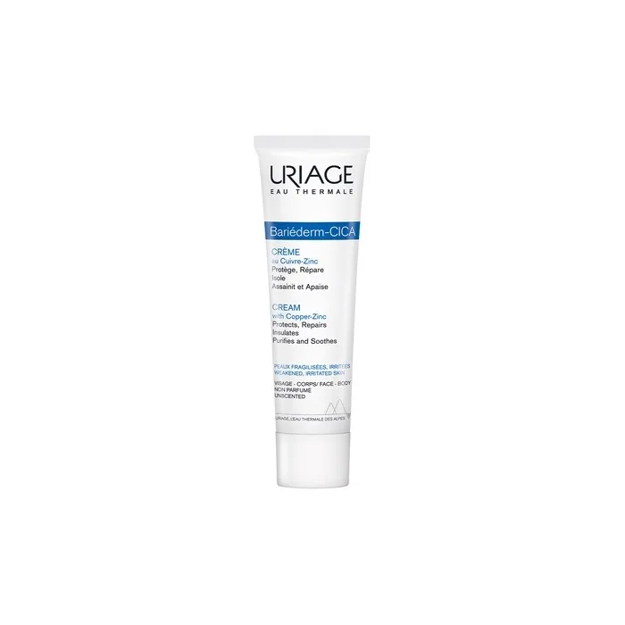Uriage Bariderm Repairing Cica Cream 100ml Unisex Cream With Copper And Zinc For Skin Repair