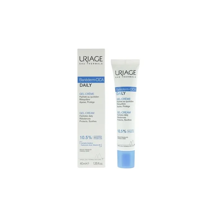 Uriage Bariderm Cicadaily Gelcream 40ml Light Gel Cream For Damaged Skin