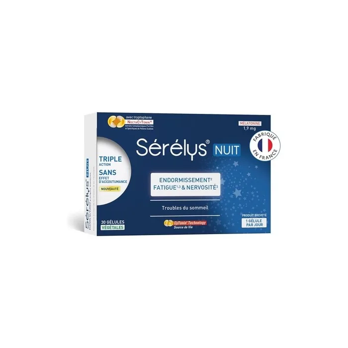 Serelys Night Vegetable Capsules 30 Count