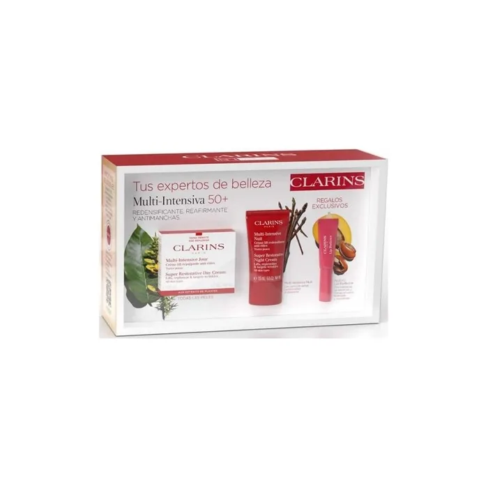 Clarins Super Restorative Day Cream All Skin Types 50ml Set 3 Pieces