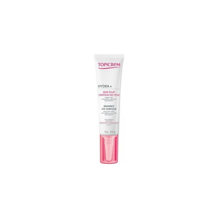 Topicrem Brightening Eye Cream Against Undereye Circles Hydra Radiance Eye Contour 15 Ml
