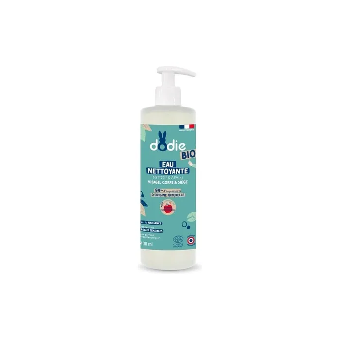 Dodie Organic Cleansing Water For Face Body And Seat 400ml
