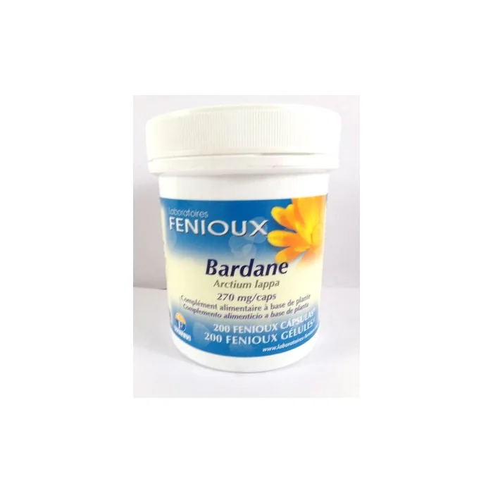 FENIOUX Burdock 200 Capsules - Expires 09/2024