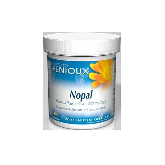 Nutricosmetics - Fenioux Nopal 250 Mg 200 Caps