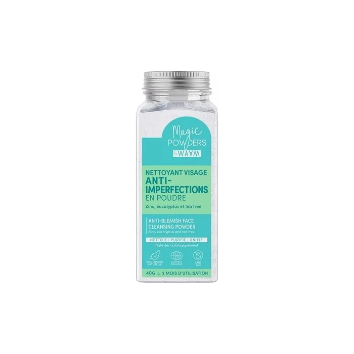 Waam Magic Powders Anti-Imperfections Organic Facial Cleanser 40g