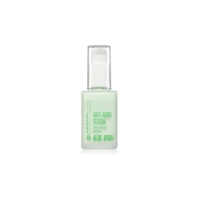 Arganicare Antiaging Serum With Aloe Vera 30 Ml Hydrating Facial Care For All Skin Types