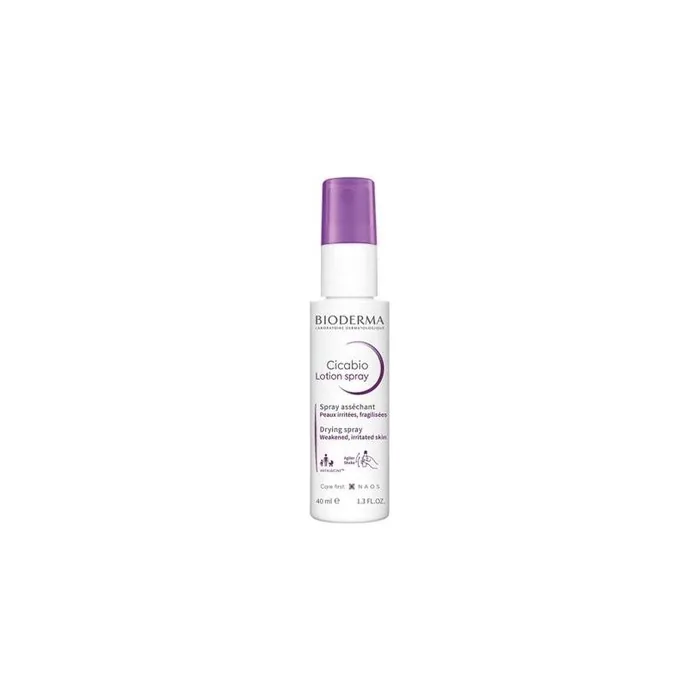 Bioderma Cicabio Lotion Spray 40ml Regenerating And Soothing Spray For Irritated Skin