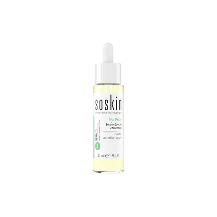 Soskin Paris Age Detox Double Correction Serum For Mature Skin