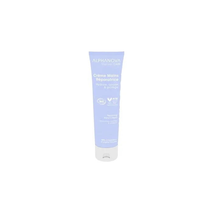 Alphanova Sante Repairing Hand Cream with Hyaluronic Acid - Natural Organic