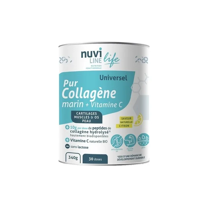 Nuviline Life Pur Marine Collagen with Vitamin C 340g