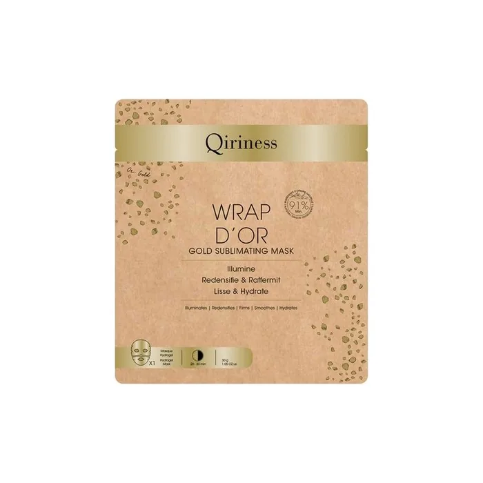 Qiriness Wrap D'Or Microfiber Sheet Mask