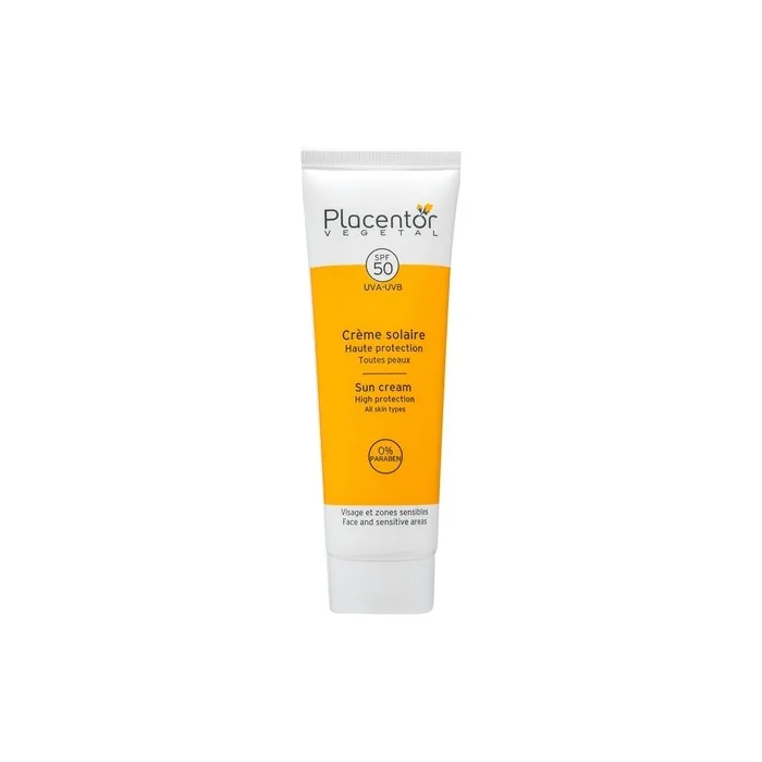 Placentor Vegetal Sun Cream for Face and Sensitive Areas SPF 50 40ml