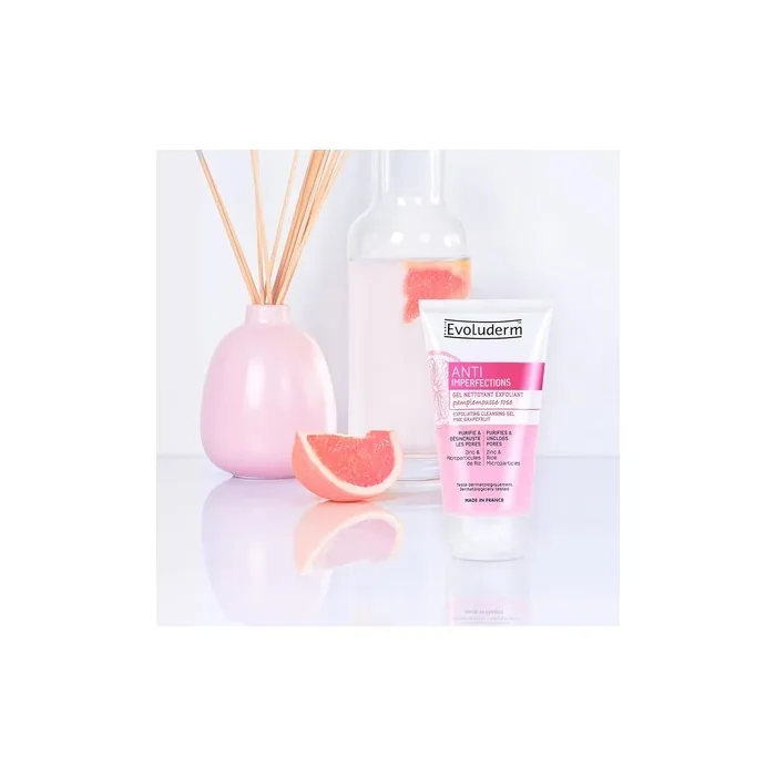 Evoluderm Exfoliating Cleansing Gel for Blemishes 150ml - Naturally Derived