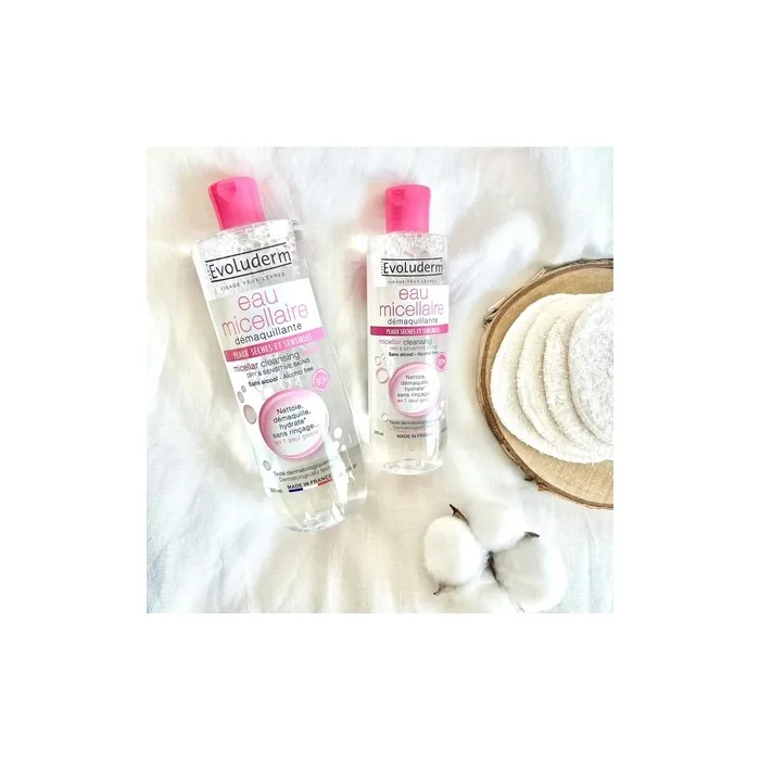 Evoluderm Micellar Cleansing Water for Dry & Sensitive Skin 250ml