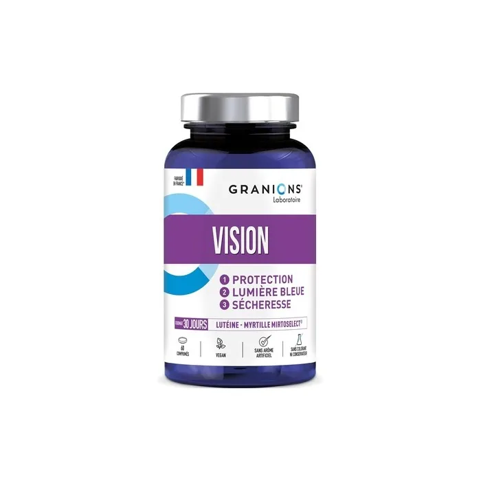Vision Granions Eye Food Supplement with Mirtoselect and Lutein