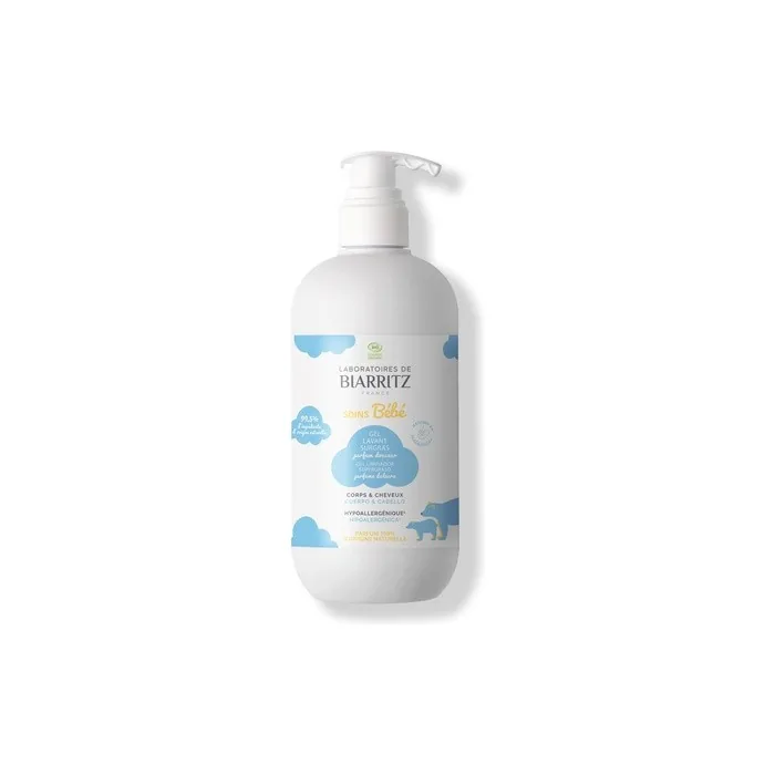 Laboratoires De Biarritz Superfatted Cleansing Gel Organic Gentle Fragrance