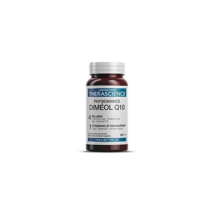 Laboratoire Therascience Physiomance Dimeol Q10 Cholesterol Supplement 60 Tabs