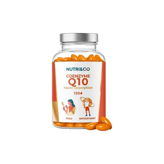Nutri Coenzyme Q10 High Absorption Dietary Supplement 120 Capsules