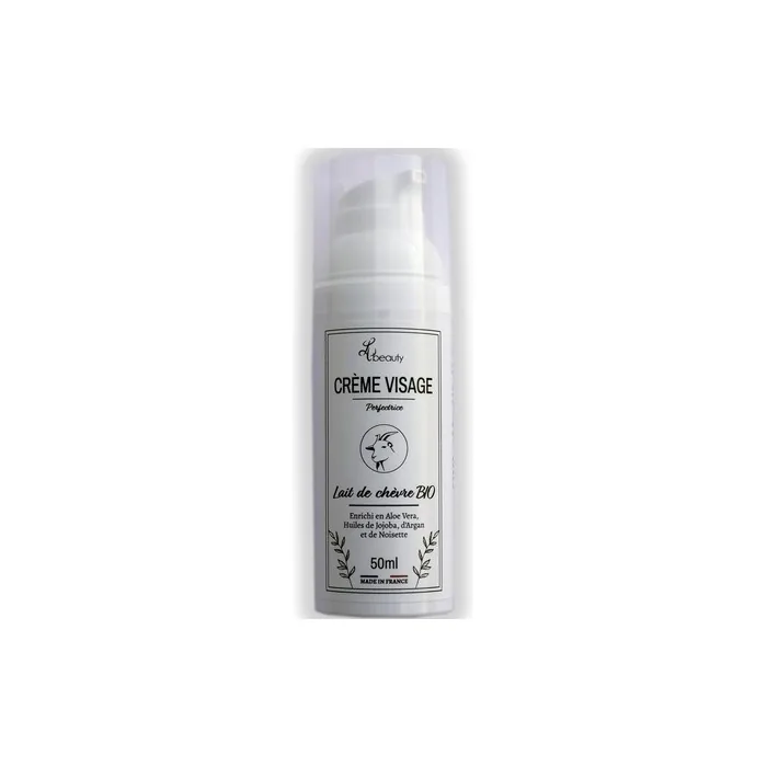 Face Cream with Organic Goat's Milk, Aloe Vera, Jojoba, and Hazelnut Oils