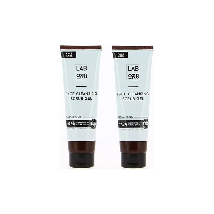 Labor8 Hemp Facial Cleansing Exfoliating Gel With Hemp Oil 250ml
