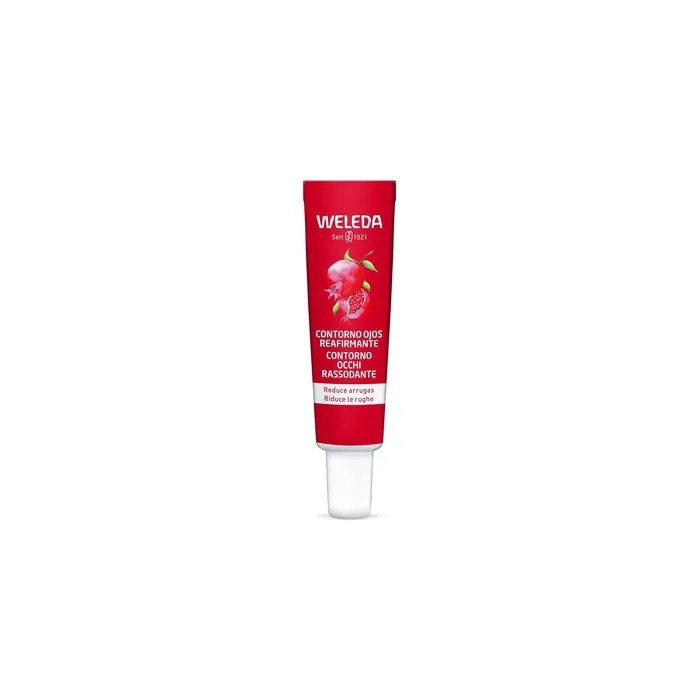 Weleda Pomegranate Firming Eye Contour reduces Wrinkles Dark Circles and Bags tightens and brightens with Pomegranate Oil and Maca Root Peptides natural treatment 12ml