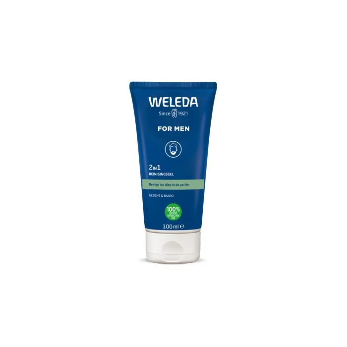 Men 2in1 Cleansing Gel For Face & Beard