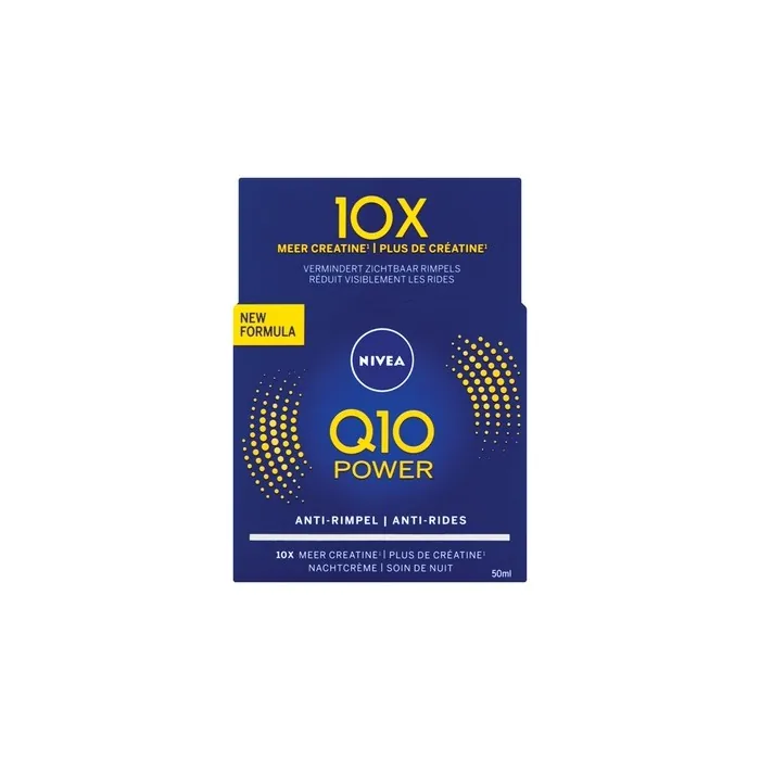 Nivea Night Cream Antiwrinkle Q10 Plus