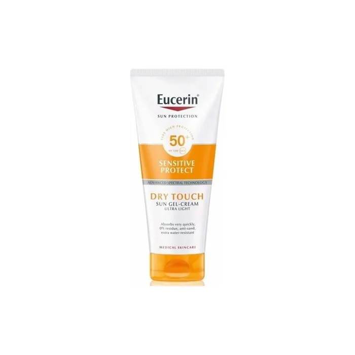 Eucerin Sun Protection Sensitive Protect Sun Gel-Cream Ultra-Light Texture SPF50+ 200ml