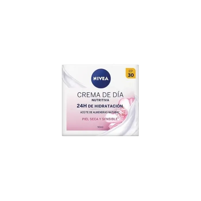 Nivea Nourishing Day Cream 24h Hydration For Dry And Sensitive Skin 50ml