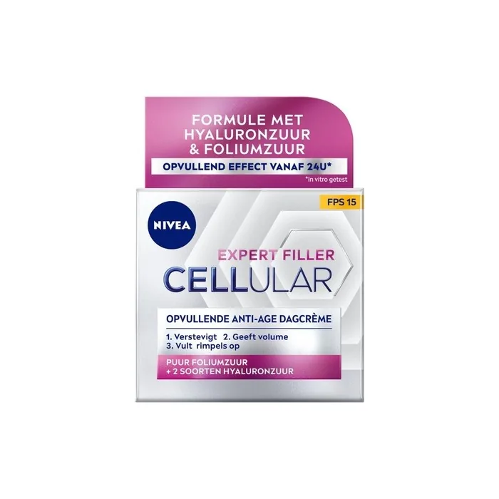 Nivea Day Cream Cellular Expert Filler Hyaluronic Acid Antiage Spf15