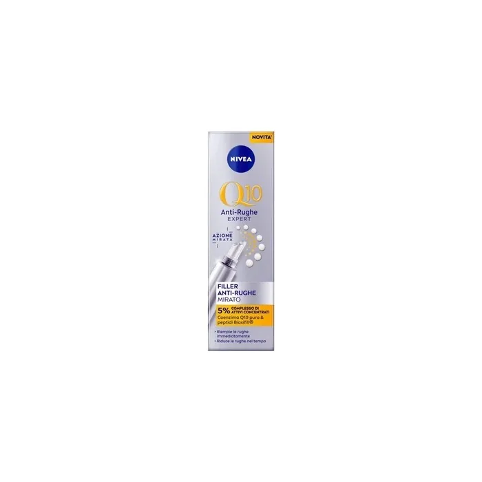 NIVEA Q10 Anti-Wrinkle Expert Serum Filler Targeted 15ml with Coenzyme Q10 for Face and Eye Area