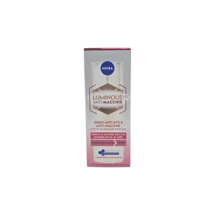 NIVEA Cellular Luminous630 Anti-Aging Serum 30ml - Collagen Booster Hyaluronic Acid Face Serum for Wrinkles and Aging Signs