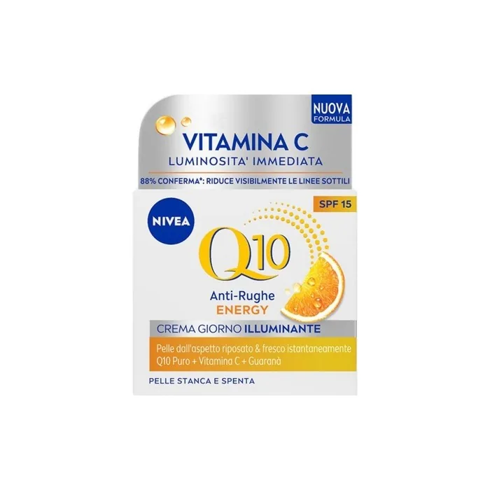 Nivea Q10 Antiwrinkle Energy Illuminating Day Cream Spf 15 50 Ml