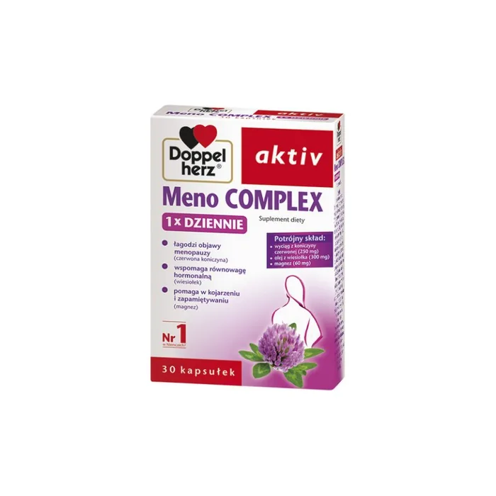 Doppelherz Meno Complex 30 Capsules Menopause Red Clover Sweating