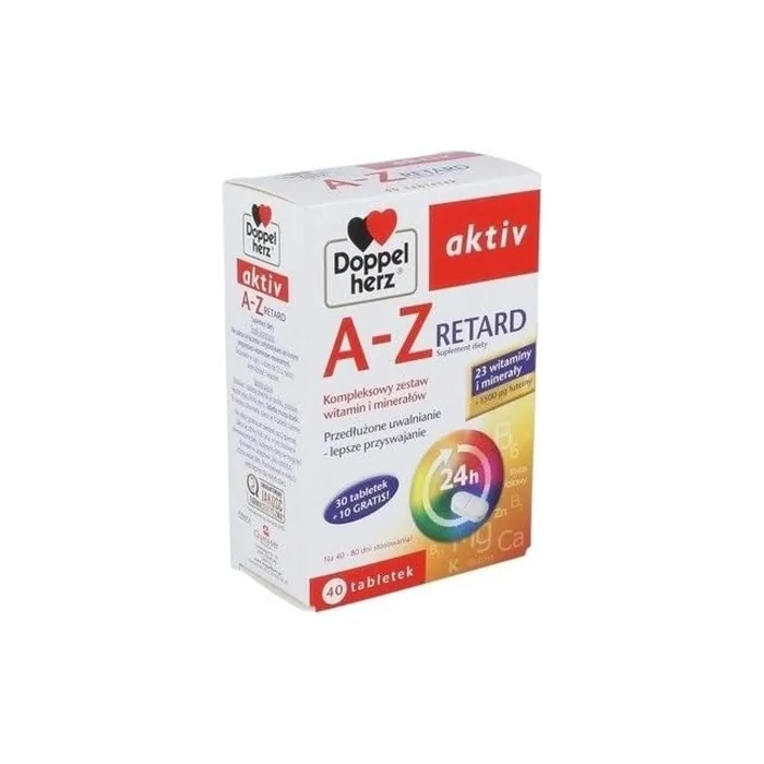 Doppelherz Aktiv AZ Retard Optimal Energy and Resistance 40 Tablets